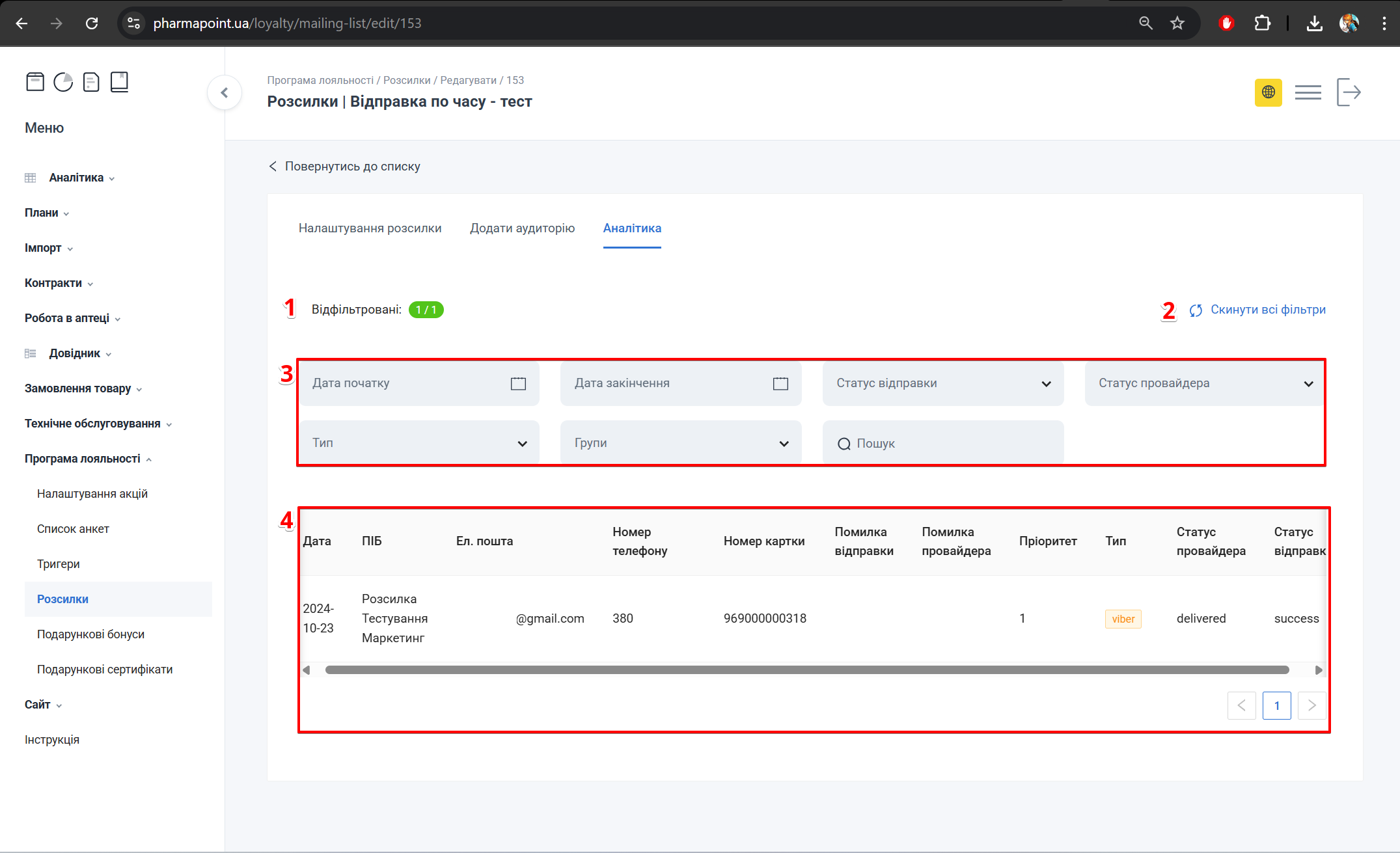 Ім'я відправника розсилки